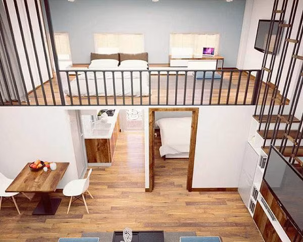 Top mẫu nhà cấp 4 gác lửng 200 triệu đẹp tiện nghi, 3 người ở thoải mái ảnh 2 top mau nha cap 4 gac lung 200 trieu dep tien nghi, 3 nguoi o thoai mai - 3