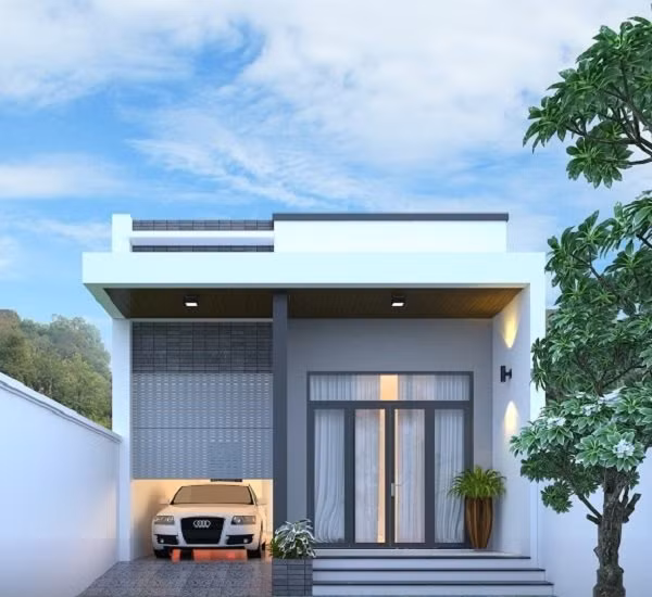Top mẫu nhà cấp 4 gác lửng 200 triệu đẹp tiện nghi, 3 người ở thoải mái ảnh 12 top mau nha cap 4 gac lung 200 trieu dep tien nghi, 3 nguoi o thoai mai - 13
