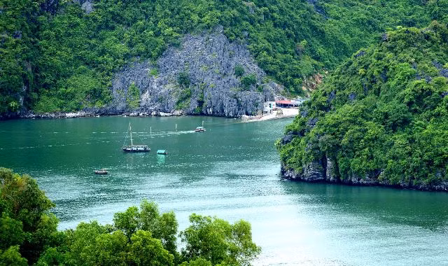 Vịnh Lan Hạ nơi thu hút nhiều du khách nội địa và quốc tế của thành phố Hải Phòng, ảnh: cttđt 