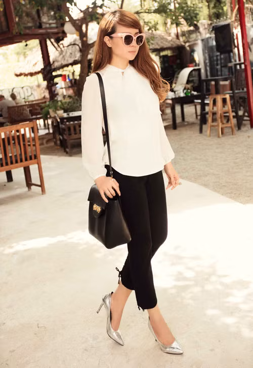 Học sao Việt mặc đẹp, sành điệu xuống phố ảnh 1 Học sao Việt mặc đẹp, sành điệu xuống phố cuối tuần