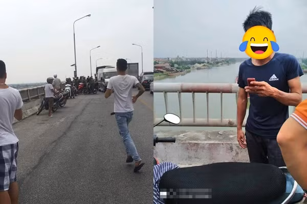 Thanh niên nhảy xuống sông tự tử rồi một lúc sau bỗng mò lên vì quên điều này khiến mọi người bất ngờ
