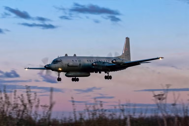 Máy bay trinh sát Il-20 trên bầu trời Syria