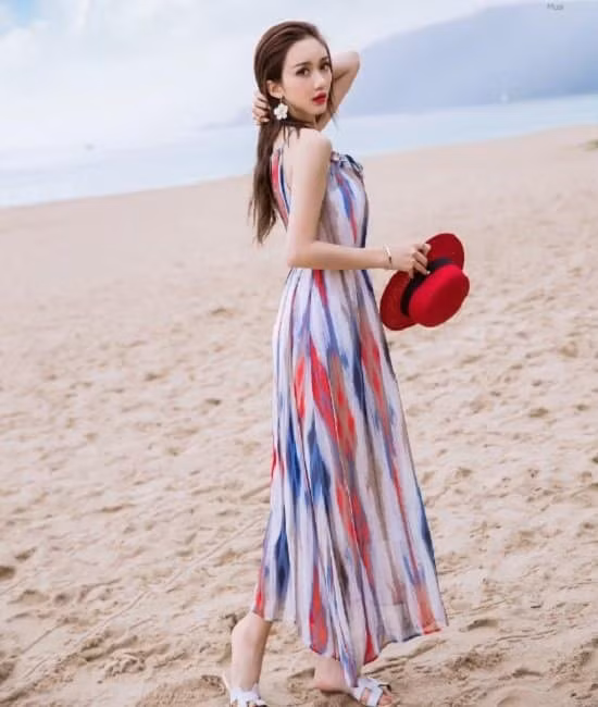 Váy maxi nhẹ nhàng (hình minh họa).