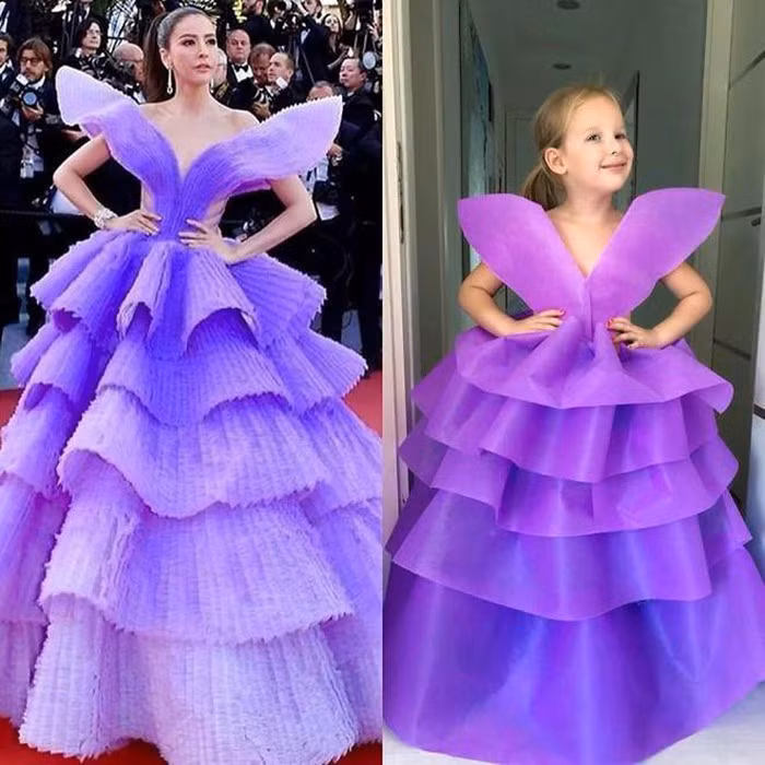 Bé gái 5 tuổi "gây bão" với bộ ảnh cosplay sao nổi tiếng đi sự kiện ảnh 3