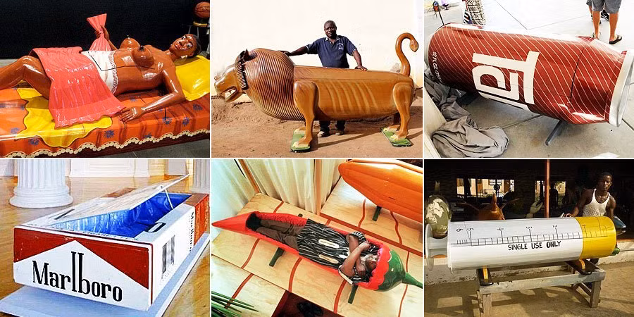 Quan tài trong mơ của Ghana đáp ứng mọi kiểu dáng.