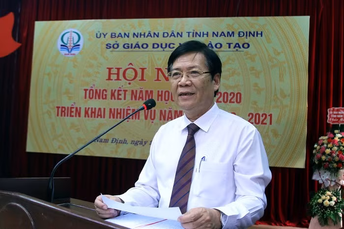 Ông Cao Xuân Hùng - Giám đốc Sở GD&amp;ĐT Nam Định khẳng định, địa phương đã rất nỗ lực thực hiện thành công đề án thí điểm tăng cường giảng dạy Tiếng Anh trong các trường phổ thông giai đoạn 2015-2020. Ảnh tư liệu: NVCC.