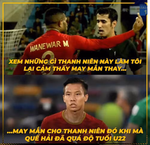 Ảnh chế chiến thắng "nghẹt thở" phút cuối của U23 Việt Nam hình ảnh 6 anh che chien thang "nghet tho" phut cuoi cua u23 viet nam hinh anh 6