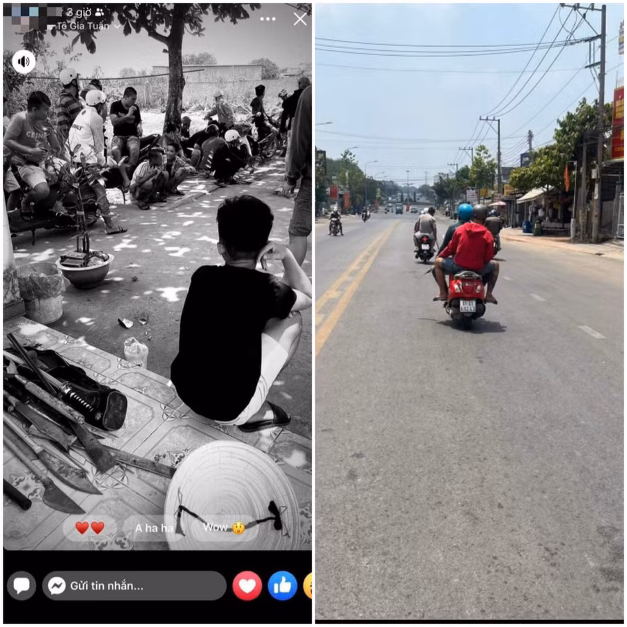 Hình ảnh các đối tượng đăng tải trên mạng.