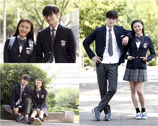 Ha Ji Won duyên dáng trong tạo hình nữ sinh trung học dù ở tuổi 37. 4-my-nhan-han-7x-van-dien-ngot-lim-vai-nu-sinh