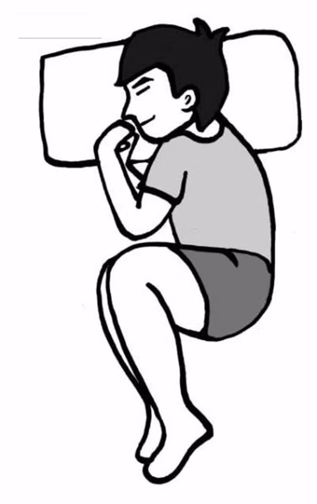 Tư thế nằm “Khỉ ngủ đông” (Ảnh minh họa) 