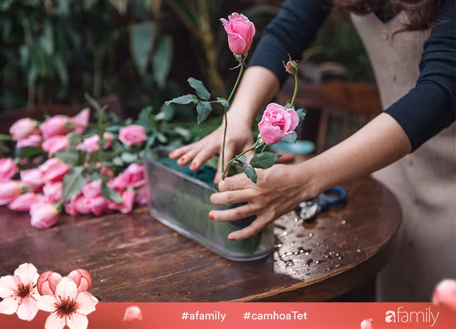 Tết này phải có bình hoa hồng thơm trong nhà, cắm như này đảm bảo ai cũng khen - Ảnh 12.