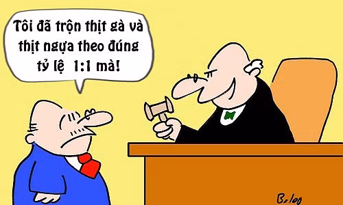 Trưa cười: Thẩm phán choáng váng với công thức bán thịt của bị cáo - Hình 1