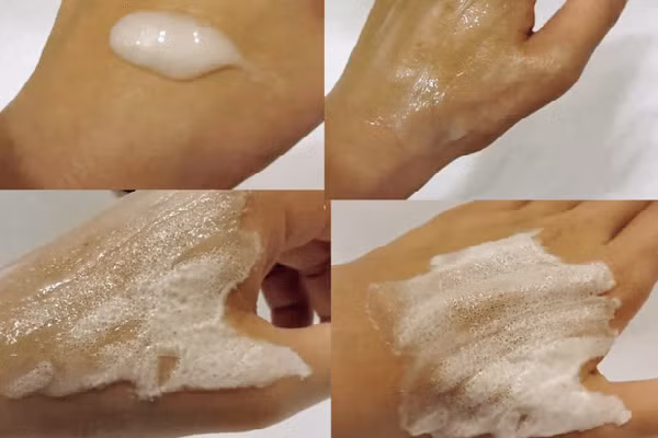 Mặt nạ sủi bọt có tác dụngthải độc tố cho da của một thương hiệu mỹ phẩm lên men Hàn Quốc. Ảnh: Cẩm Anh