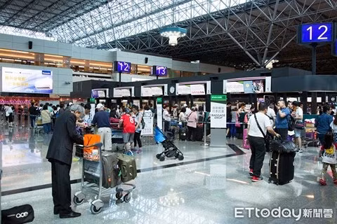 Hình ảnh tại sân bay Đài Loan. Nguồn: ET