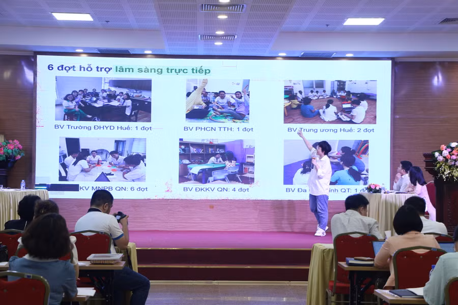 Các đại biểu chia sẻ những kinh nghiệm, cách làm hay tại đơn vị mình để các đơn vị bạn có thể học tập.
