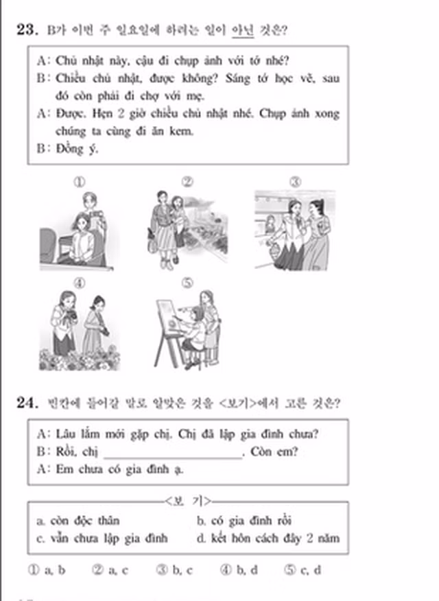 Thu suc voi de thi Tieng Viet tai ky thi dai hoc 2019 Han Quoc hinh anh 1