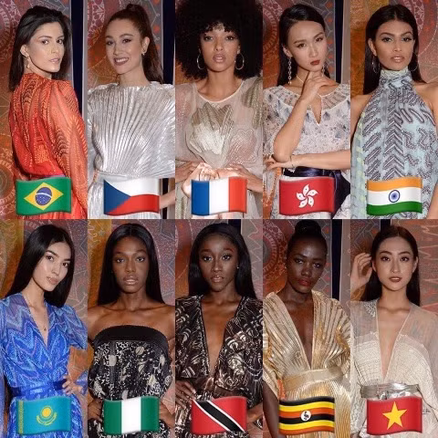 Top 10 phần thi Top Model tại Miss World 2019.