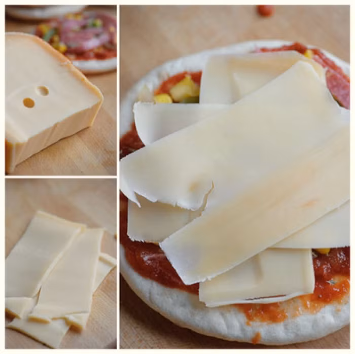 Pizza mini đủ vị ăn vào là thấy mê ly! pizza mini du vi an vao la thay me ly 2