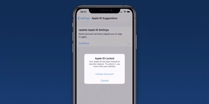 Nhiều người dùng iPhone bị khóa tài khoản Apple ID khó hiểu
