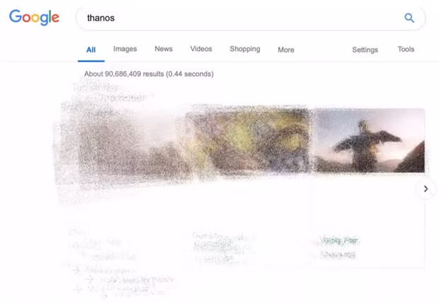 Go Thanos len cong cu tim kiem Google va cai ket bat ngo hinh anh 1