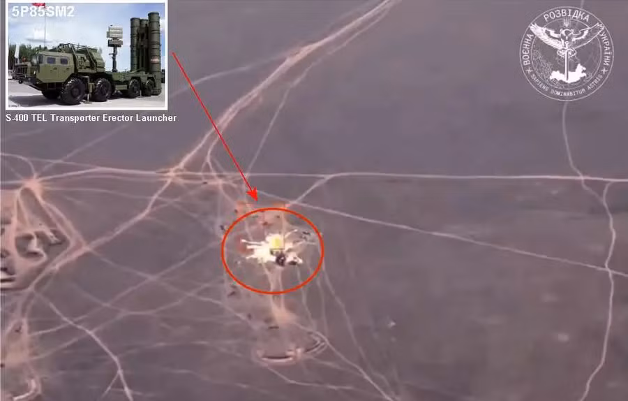 Hình ảnh được Ukraine công bố tiêu diệt hệ thống phòng không S-400 Nga Hình ảnh được Ukraine công bố tiêu diệt hệ thống phòng không S-400 Nga