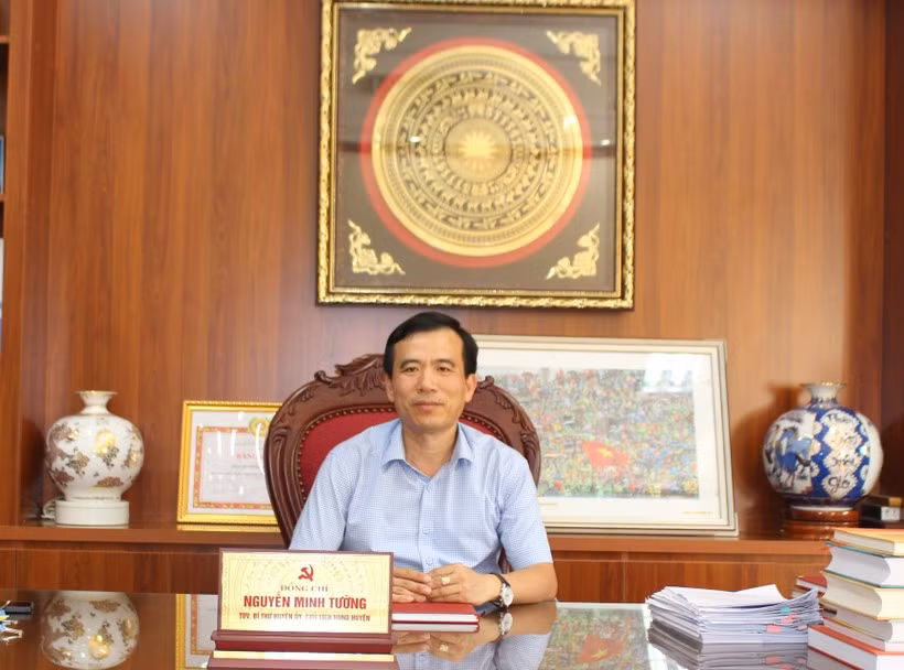 Ông Nguyễn Minh Tường, Bí thư Huyện ủy Thanh Thủy, nguyên Giám đốc Sở GD&amp;ĐT Phú Thọ.