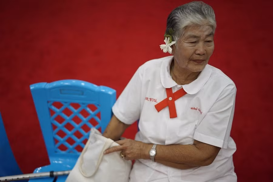 trường học,cao tuổi,Thái Lan,già hóa
