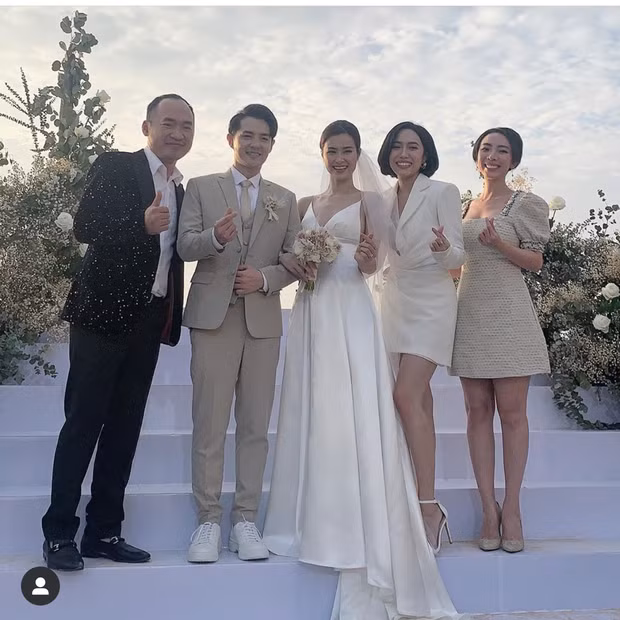 Chị em ra mà "hóng" cả một kho ý tưởng diện đồ đi đám cưới siêu sang chảnh, quý phái từ dàn sao dự hôn lễ Đông Nhi - Ông Cao Thắng này! - Ảnh 4.