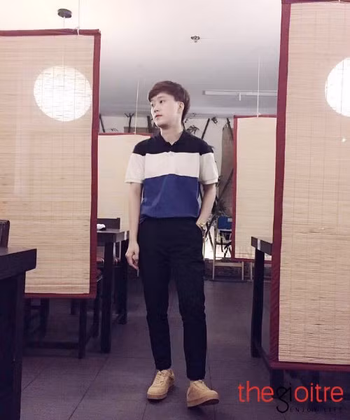 Giãi bày về lý do ăn mặc đầy nam tính, Kim Jin tâm sự: "Mình muốn thử một phong cách mới, rắn rỏi, khỏe khoắn hơn. Ăn mặc như các bạn nam cũng khá thoải mái, mát mẻ (cười)".