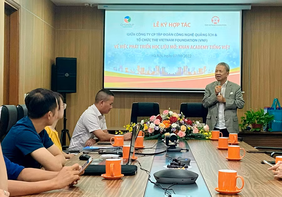 Ông Phạm Đức Trung Kiên chia sẻ tại Lễ ký kết