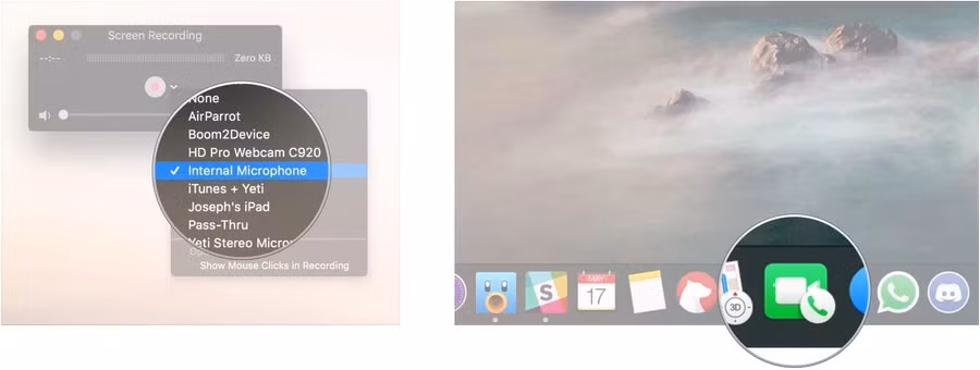 Cách ghi lại âm thanh và hình ảnh từ cuộc gọi FaceTime ảnh 4 Cách ghi lại âm thanh và hình ảnh từ cuộc gọi FaceTime