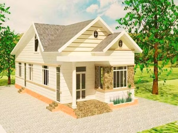 Gợi ý xây nhà cấp 4 khoảng 150 triệu với những thiết kế dẫn đầu xu hướng 2020 ảnh 6 xay nha cap 4 khoang 150 trieu voi nhung thiet ke dan dau xu huong 2020 - 7