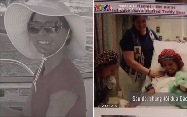 Đào trong khoảng thời gian phẫu thuật bên Mỹ. Cô đã trải qua 8 cuộc phẫu thuật trong 10 năm. Ảnh cắt từ clip