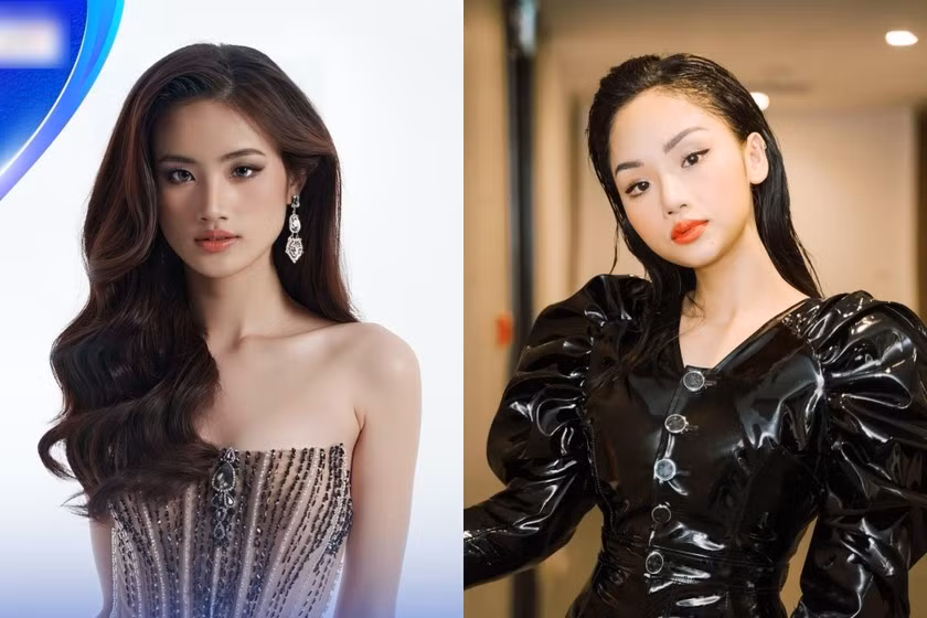 Huỳnh Trần Ý Nhi (trái) có vẻ ngoài hao hao với Miu Lê.