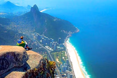 Jamie ở Brazil. Ảnh: BBC.