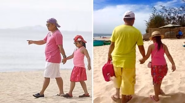 cha con nha ho giong nhau den the nay, bao sao me mang tieng "chi la nguoi de thue" - 9