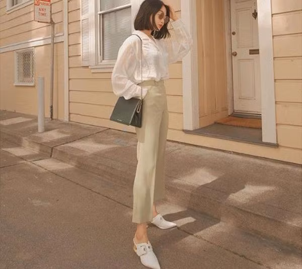 4 công thức phối hợp sơ mi - quần âu khiến nàng công sở hút hồn đồng nghiệp