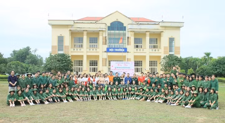 Một hoạt động đào tạo sinh viên tại Trung tâm Giáo dục quốc phòng và an ninh - Đại học Thái Nguyên.