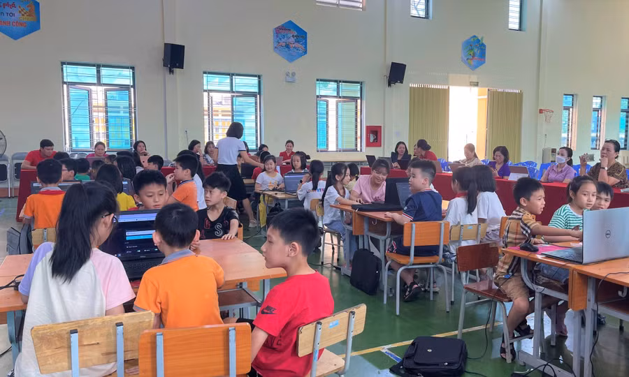 Năng lực tin học của học sinh có nhiều chuyển biến sau dạy tăng cường Tin học theo khung năng lực số.