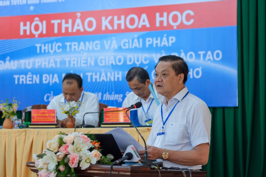 Ông Dương Tấn Hiển, Phó Chủ tịch Thường trực UBND TP Cần Thơ phát biểu.