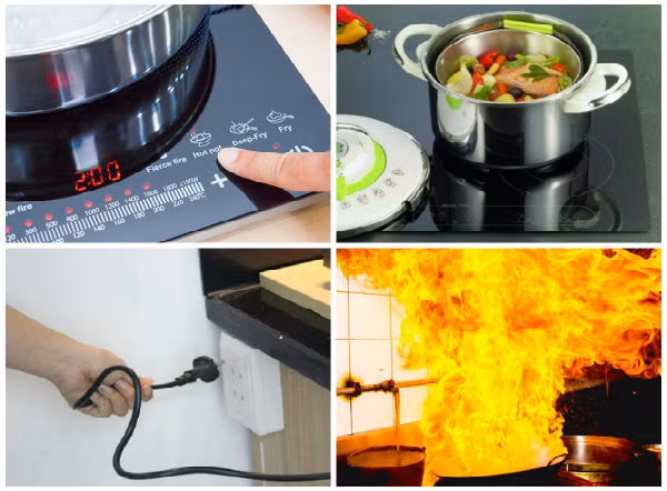 Sai lầm bà nội trợ mắc phải khi sử dụng bếp điện từ gây nguy hiểm tính mạng