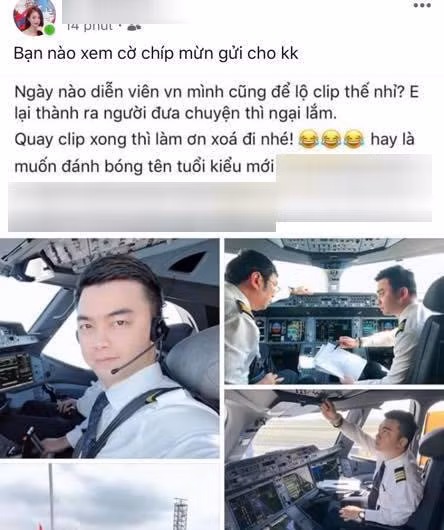Phi công Hà Duy lên tiếng về thông tin lộ clip nóng