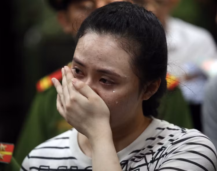 Ngọc Miu khi bị đề nghị 20 năm tù. Ảnh: Thành Nguyễn.