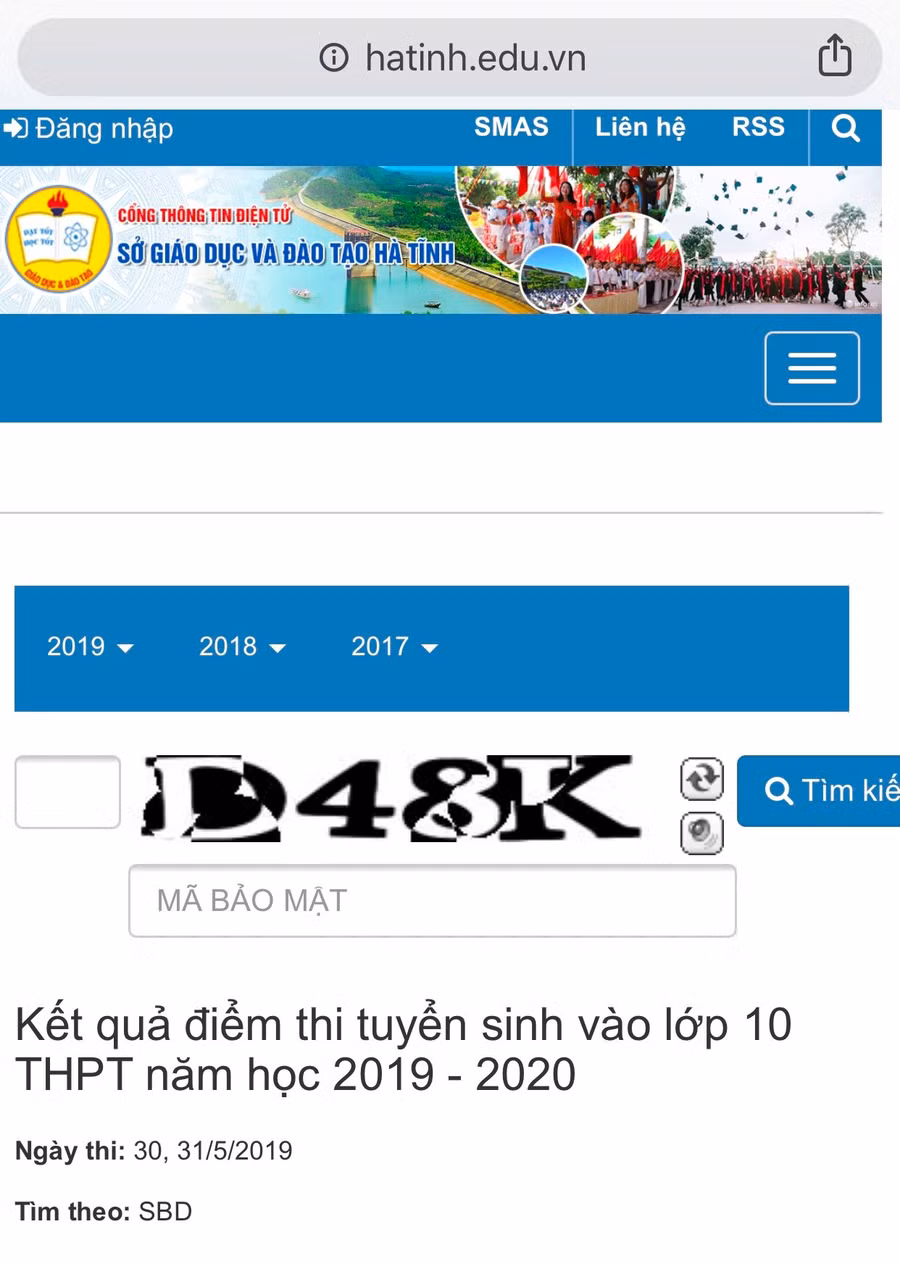 Tra cứu điểm thi.