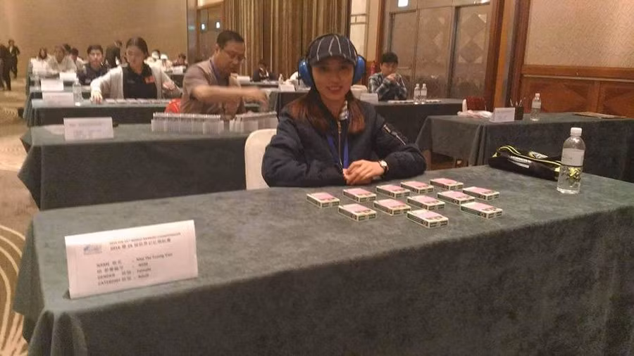 Cô gái Việt xinh đẹp tranh tài ở cuộc thi ‘siêu trí não’ thế giới Cô gái Việt xinh đẹp tranh tài ở cuộc thi ‘siêu trí não’ thế giới