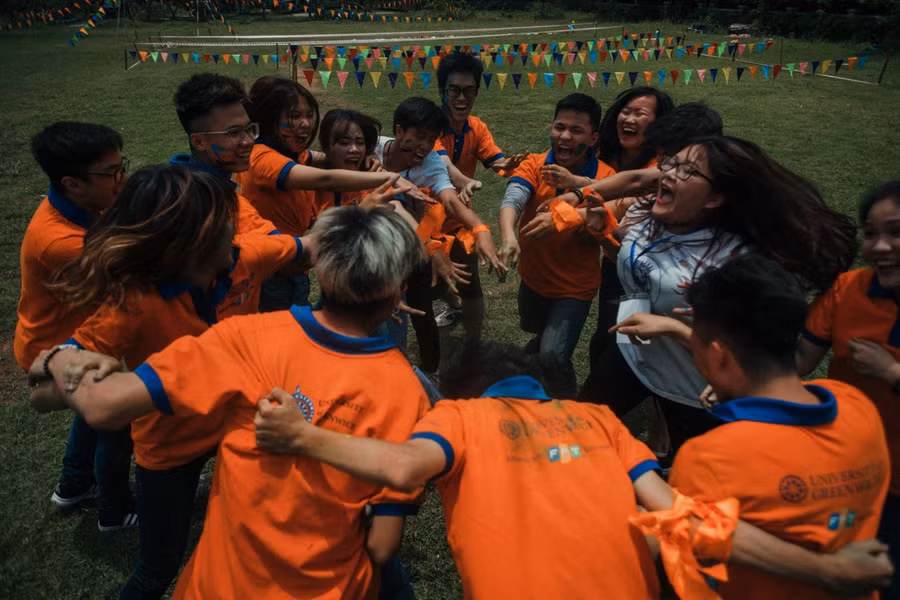 Sinh viên Đại học Greenwich (Việt Nam) trong khoá học Leadership Summer Camp 2017