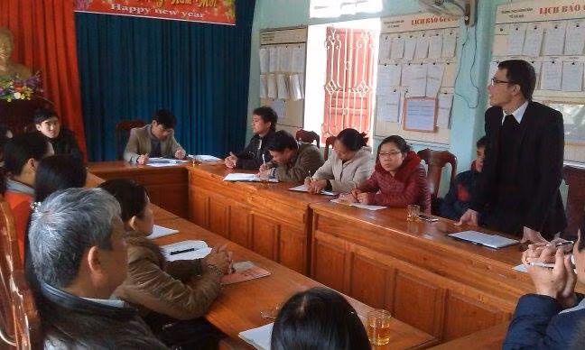 Cuộc họp Hội đồng kỷ luật Trường THCS Hương Bình về vụ việc của thầy giáo Trần Thế Vinh