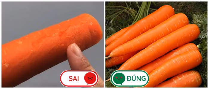 3 loại cà rốt thường thấy nhưng không nên mua khi đi chợ