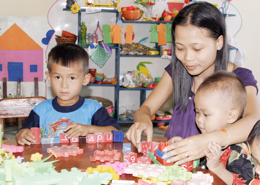 Đáp ứng việc chăm sóc trẻ một cách toàn diện