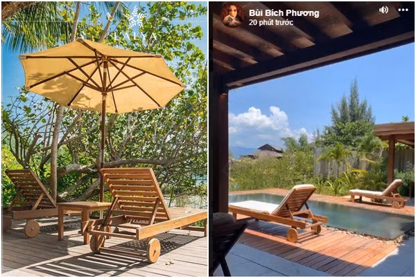 Hình ảnh của khu resort nơi Shark Khoa đang nghỉ dưỡng rất giống những hình ảnh mà Bích Phương đăng tải.